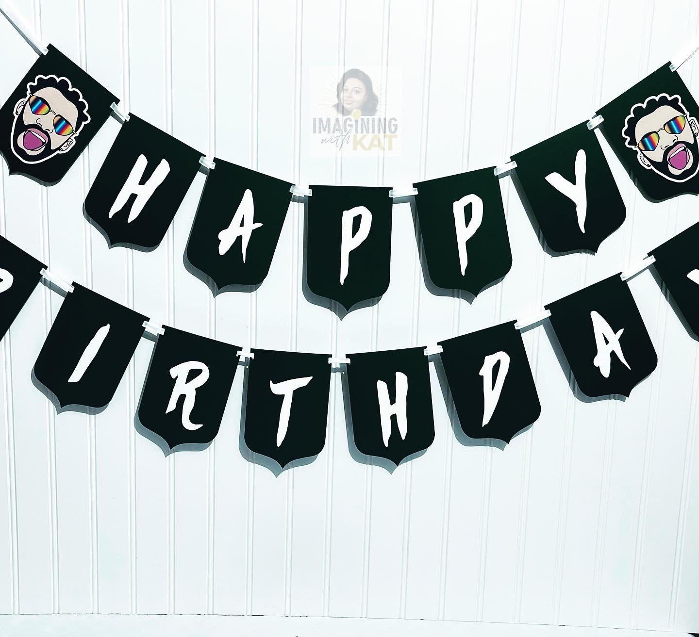 Bad Bunny Happy Birthday Banner